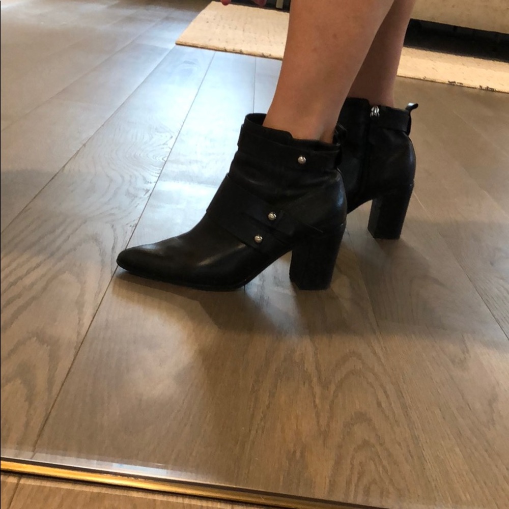 Schutz leather booties.